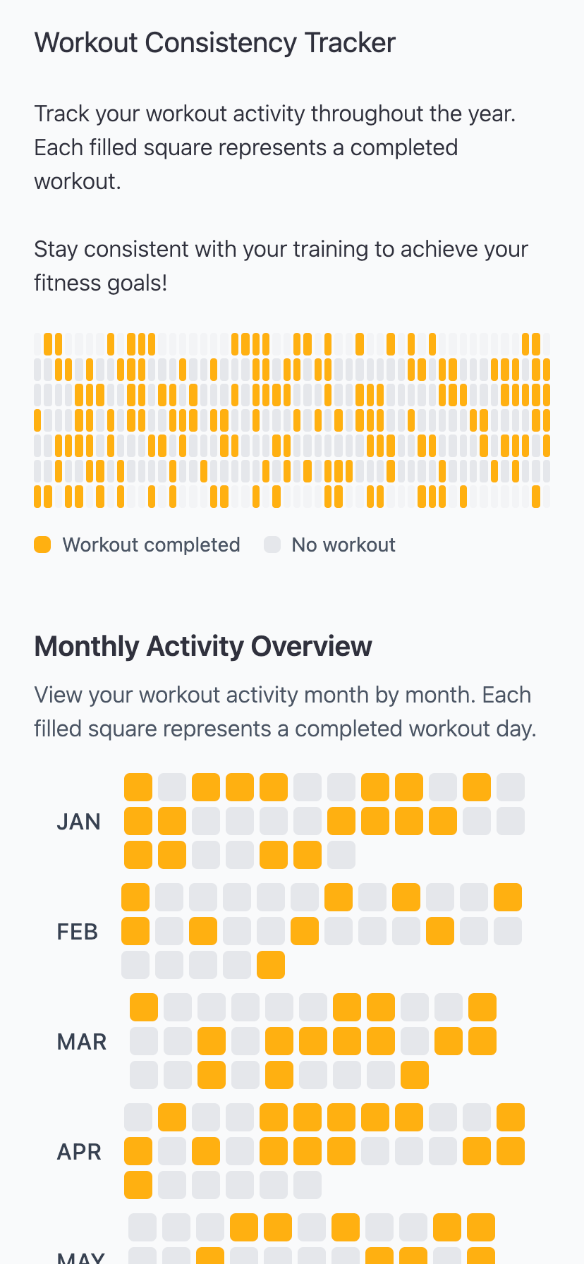 Track your progress on TimerFIT